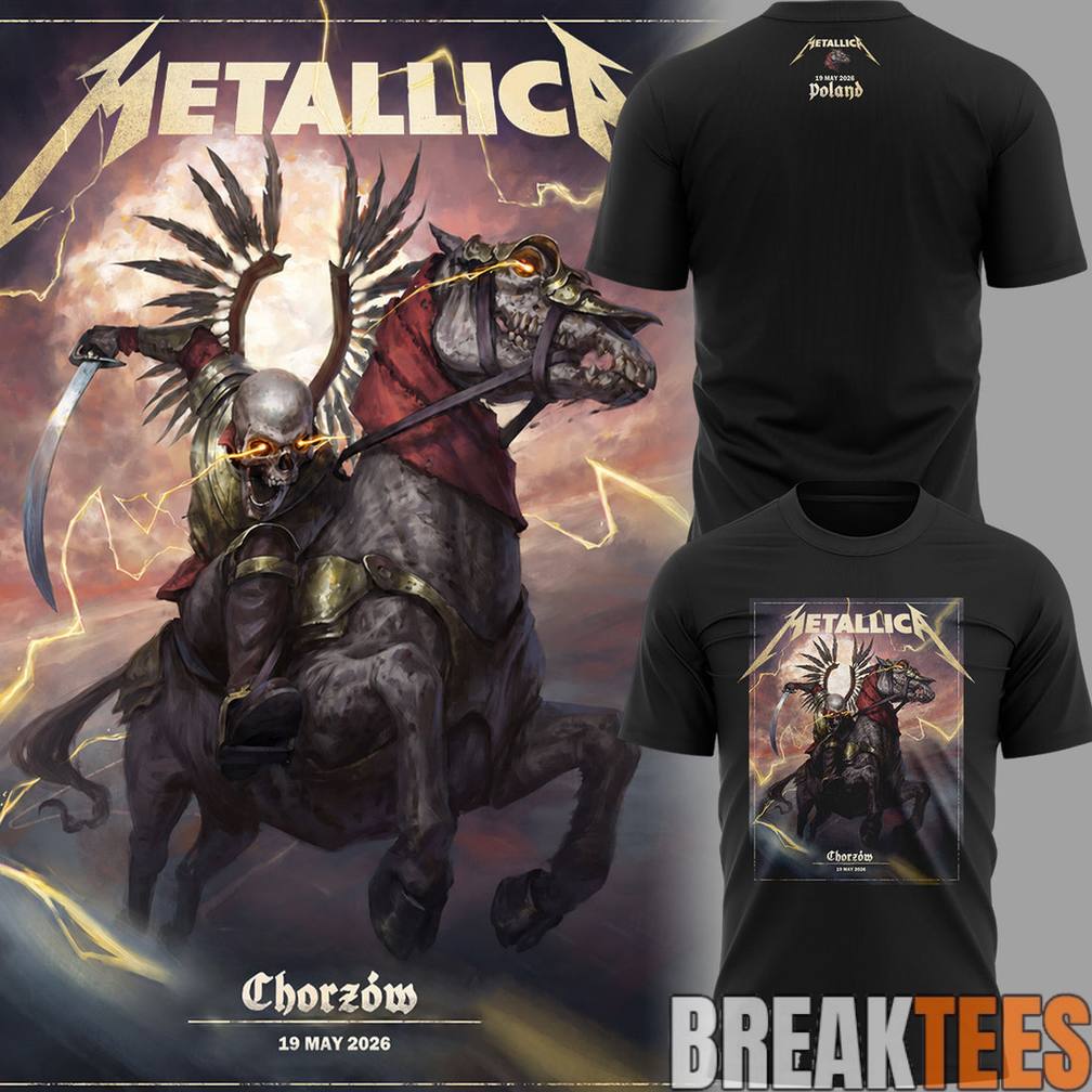 Metallica #M72Chorzow at Chorzów, Poland Shirt