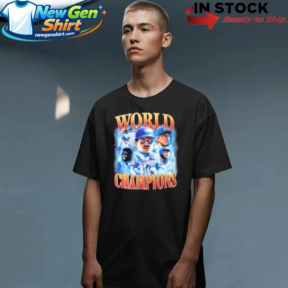 Mets 1986 World Champions Retro Shirt Shirt