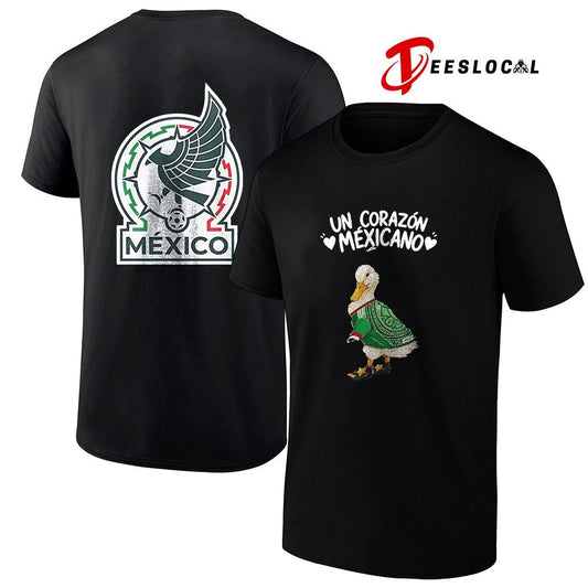 Mexico Soccer Patito Corazon Manga Larga un corazon Mexicano World Cup shirt