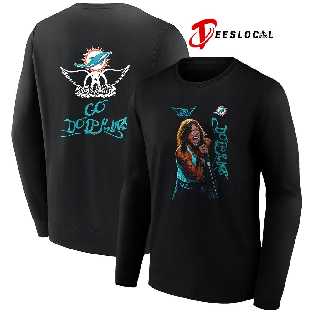 Miami Dolphins x Aerosmith graphic shirt