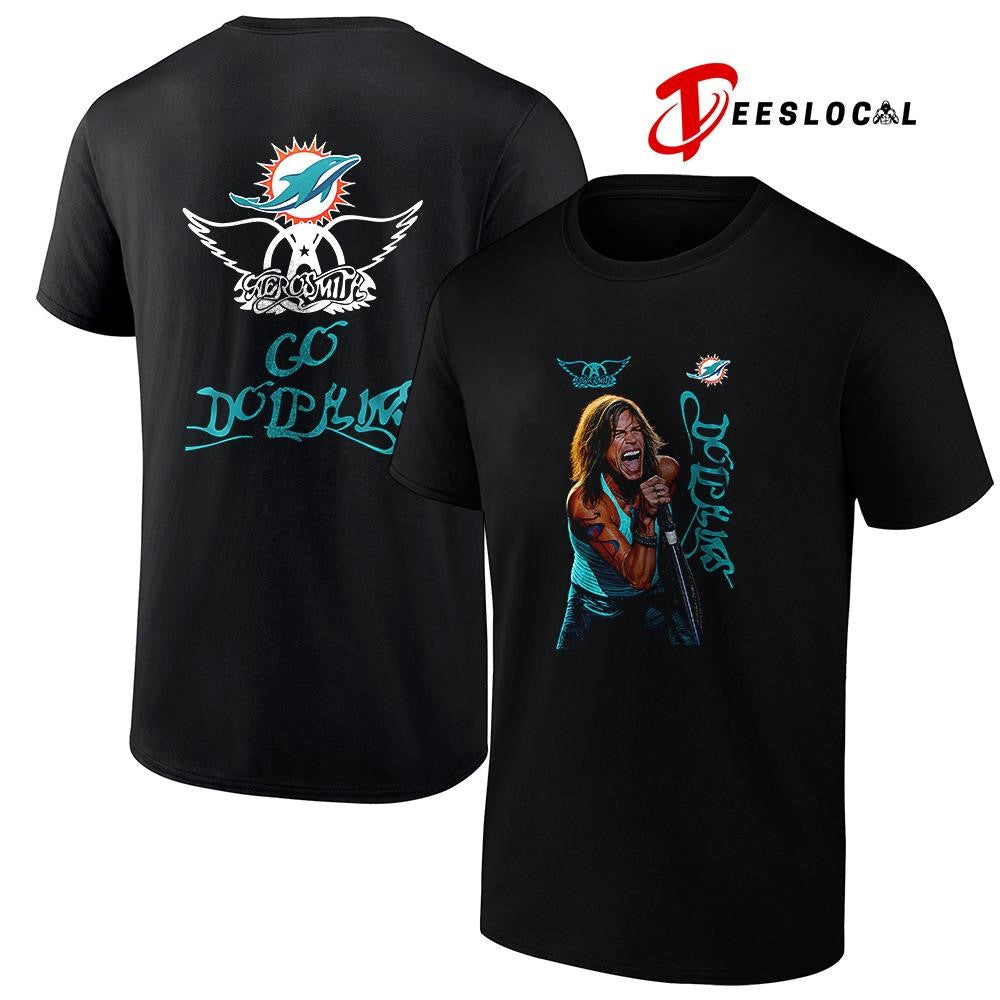 Miami Dolphins x Aerosmith graphic shirt