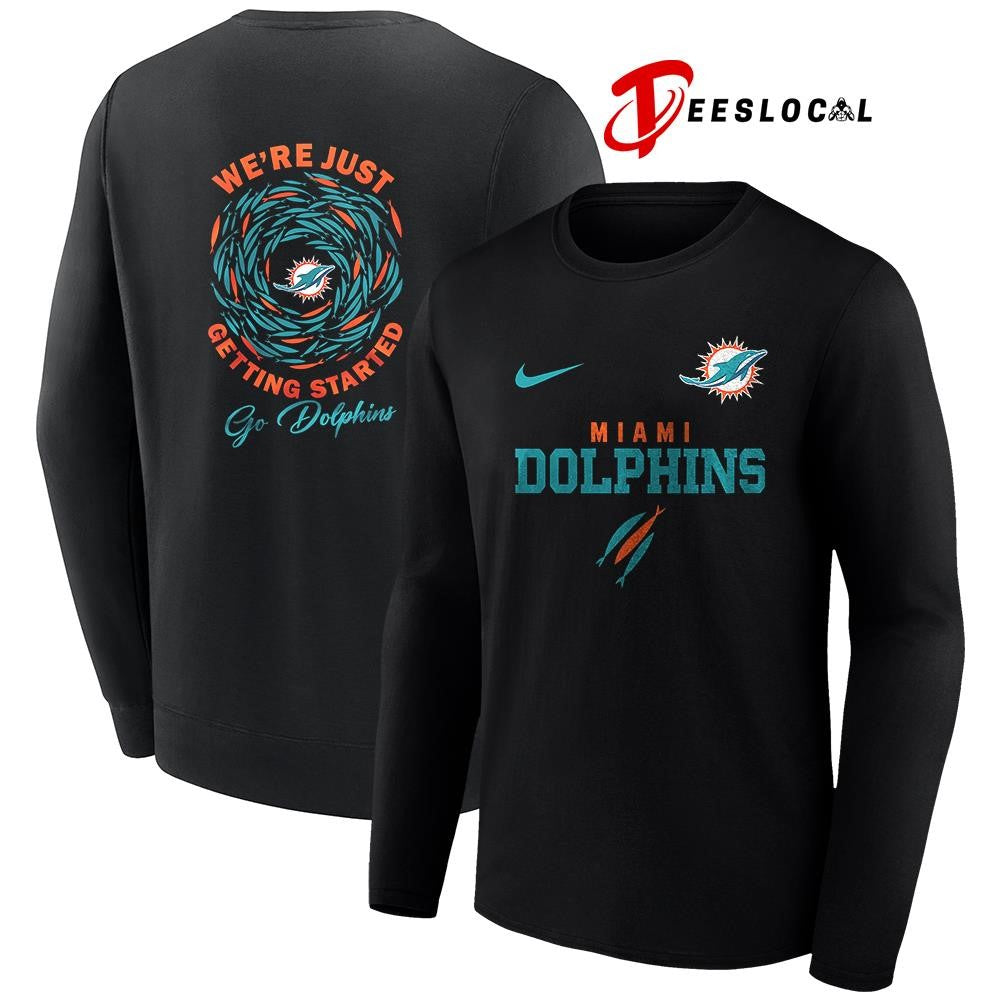 Miami Dolphins x The Chosen we’re just getting started logo shirt