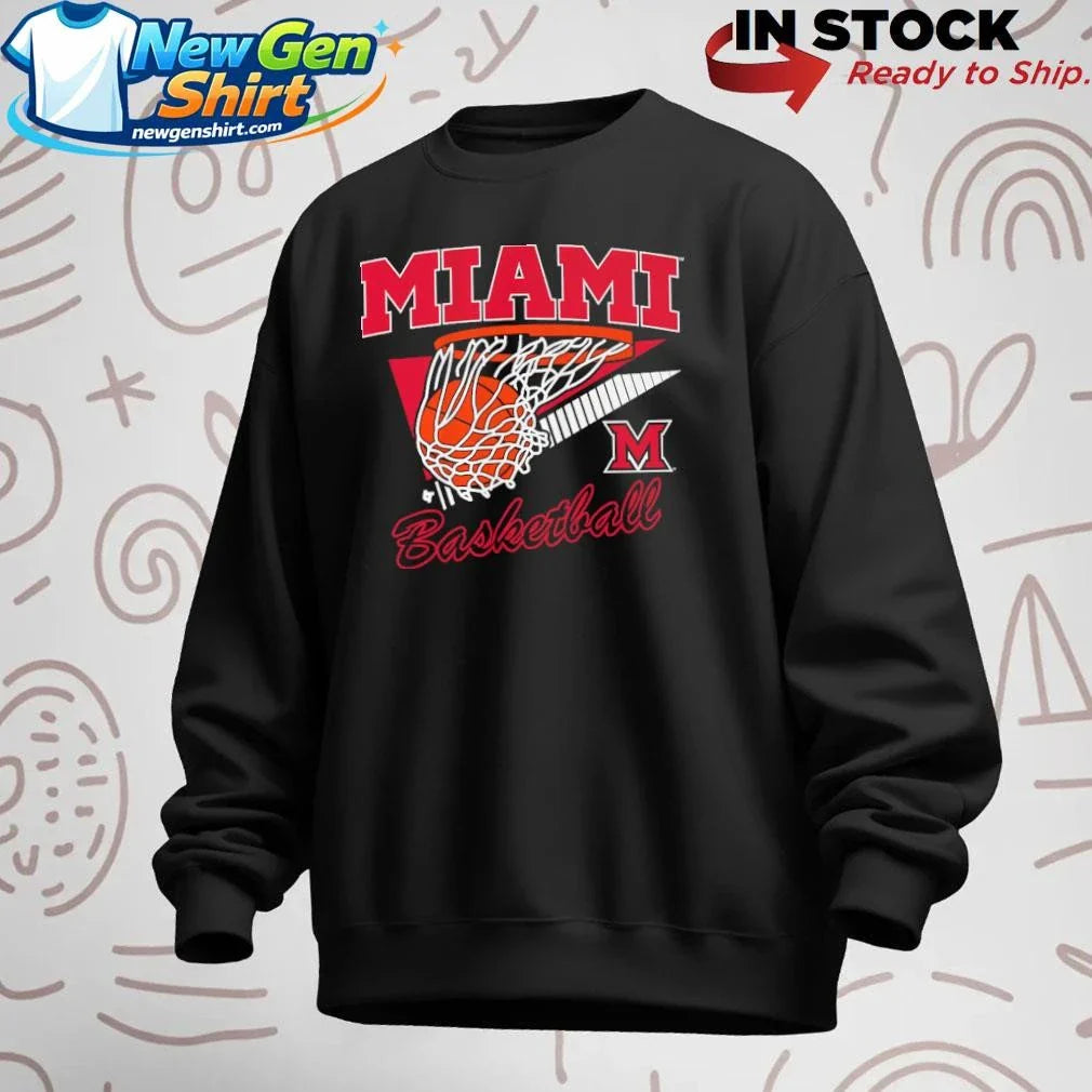 Miami (OH) Basketball Retro Swish Shirt