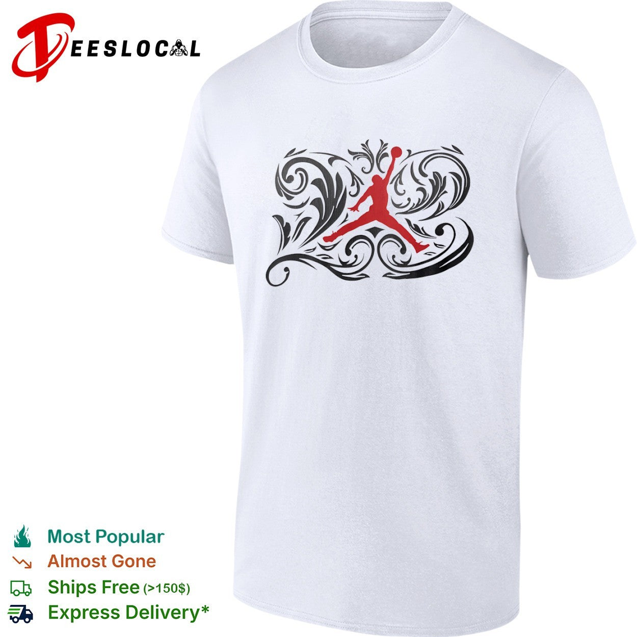 Michael Jordan Chicago Bulls NBA Jumpman shirt