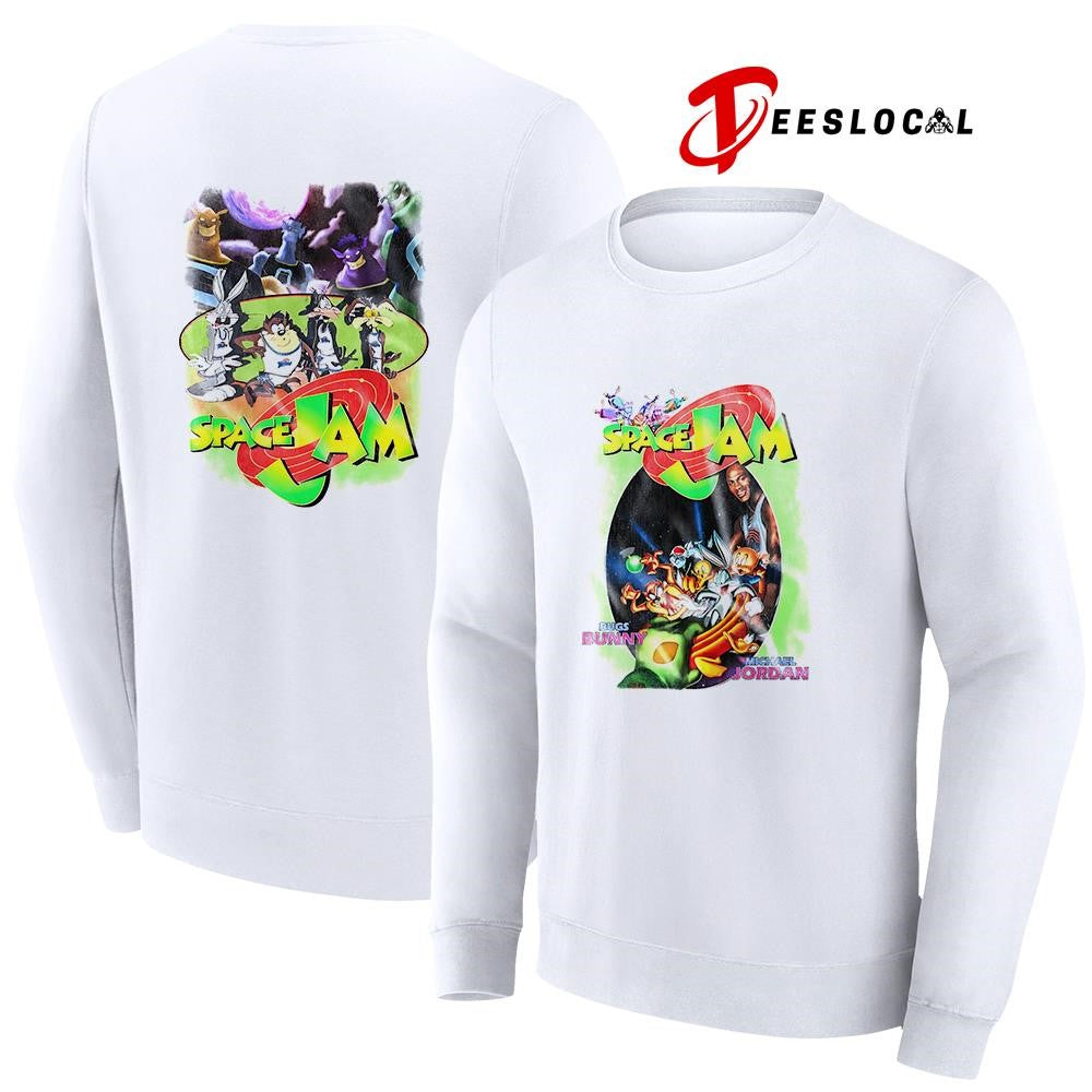 Michael Jordan x Space Jam Bugs Bunny graphic shirt