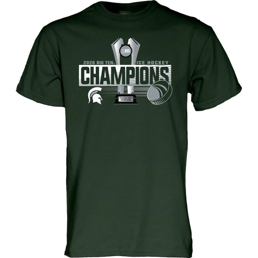 Michigan State Spartans 2026 Big Ten Men’s Hockey Regular Season Champions Locker Room Shirt
