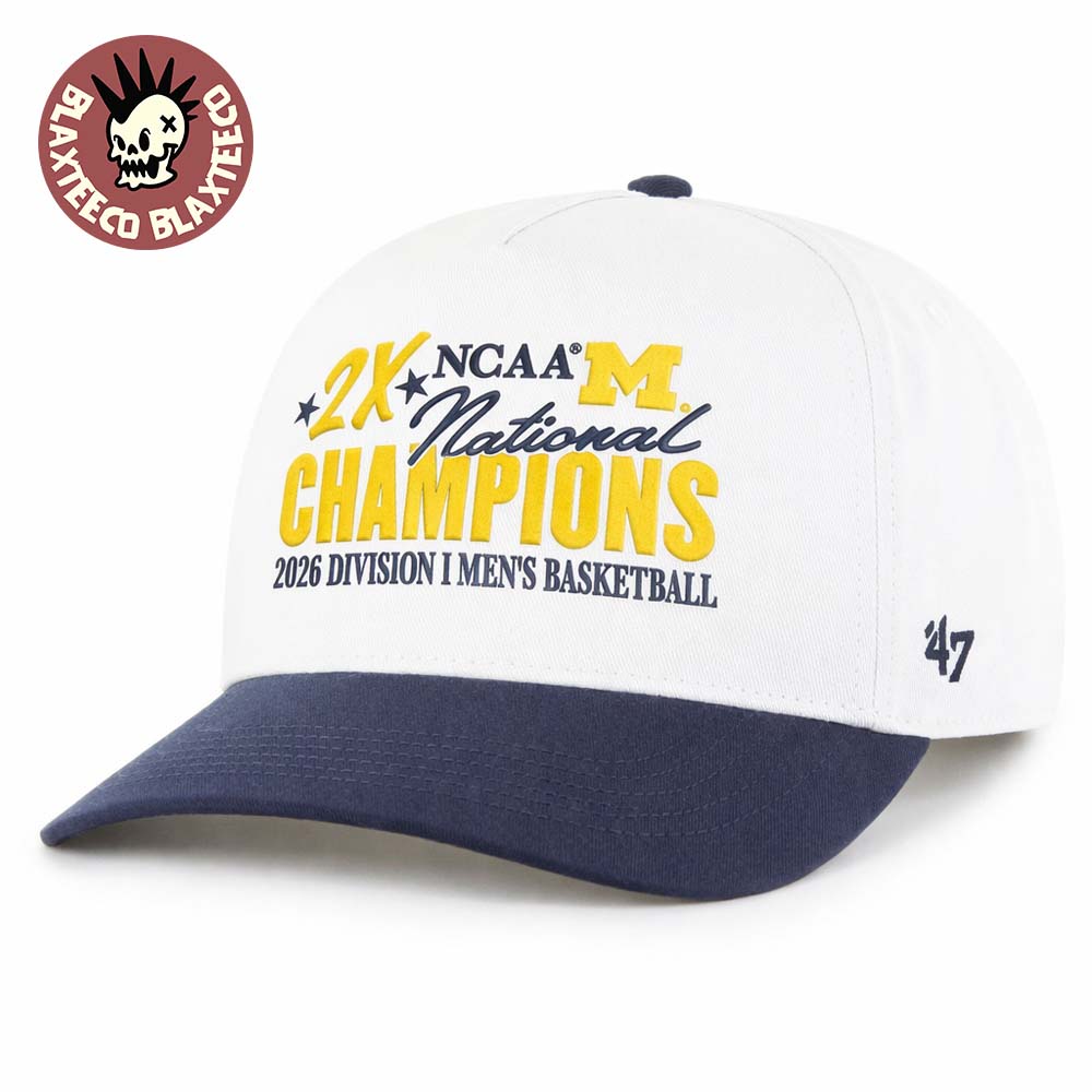 Michigan Wolverines 2026 Two-Time NCAA Men’s Basketball National Champions Hitch Adjustable Hat