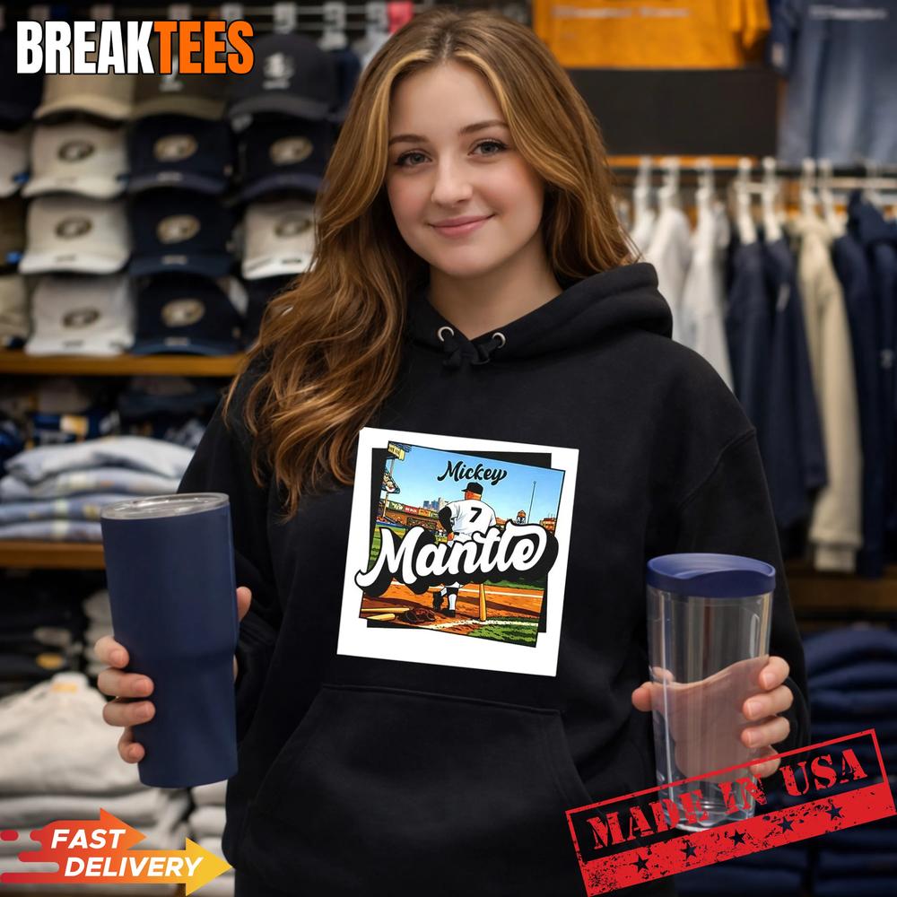 Mickey Mantle New York Yankees baseball Stadium T-Shirt