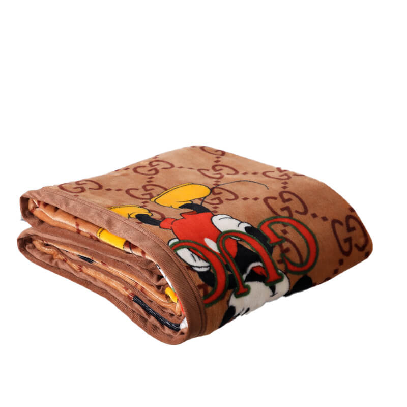 Luxury brown throws Blankets 439#