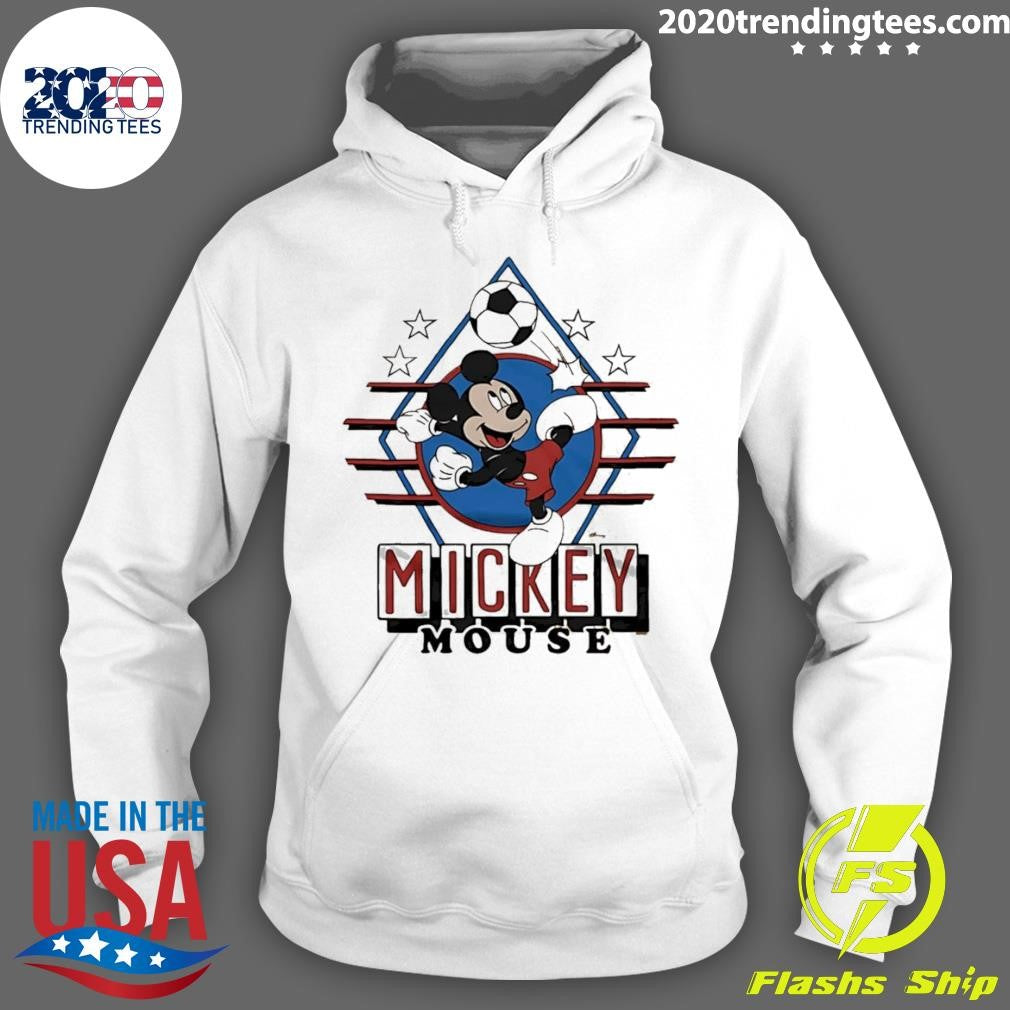 Mickey Mouse Soccer USA Cartoon Shirt