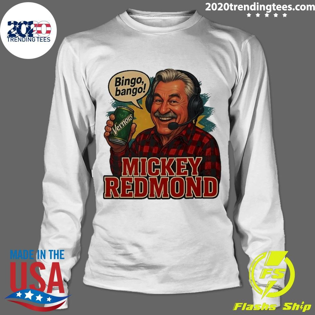 Mickey Redmond Vermors Bingo Bango Detroit Red Wings Retro Shirt