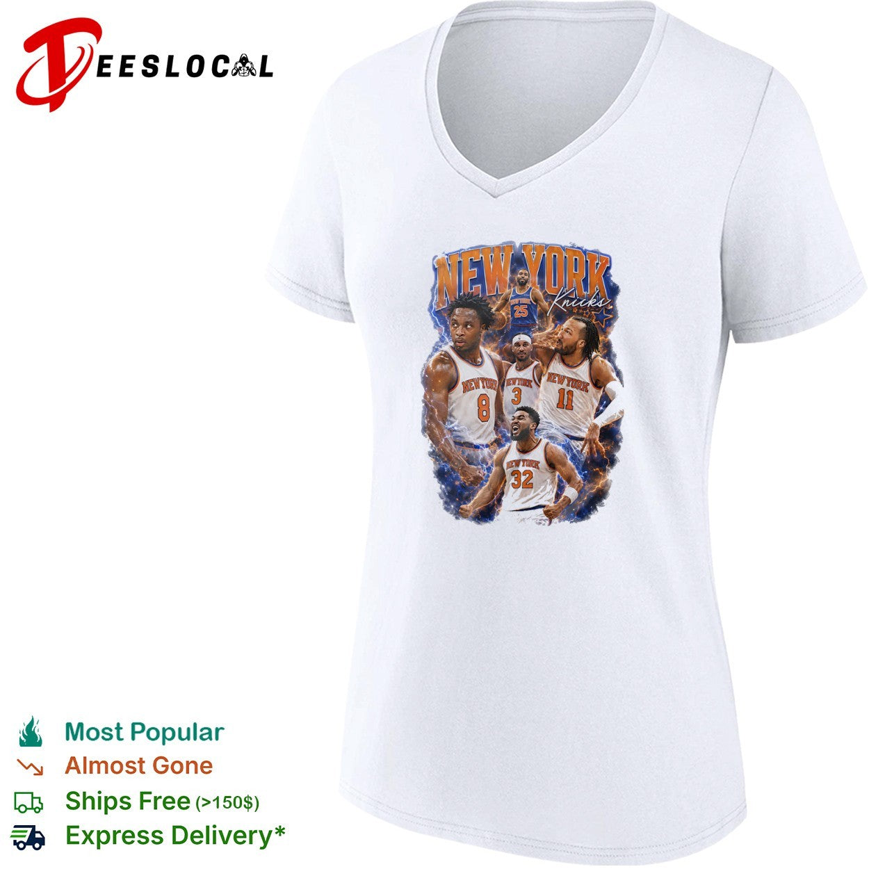 Mikal Bridges Josh Hart Jalen Brunson Karl Anthony Towns New York Knicks shirt