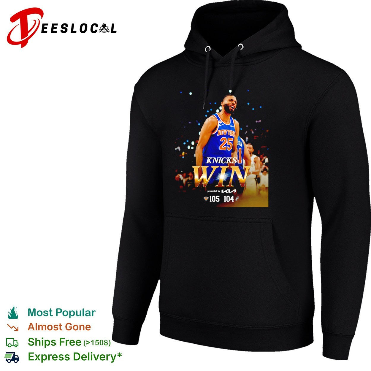 Mikal Bridges New York Knicks NBA Knicks Win 105-104 shirt