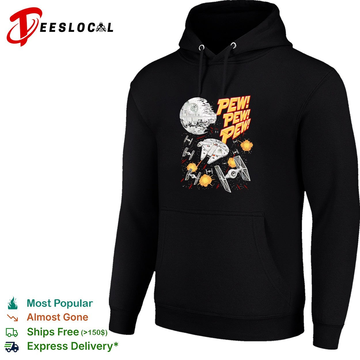 Millennium Falcon Pew Pew Star Wars shirt
