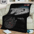 Millennium Falcon Fleece Throw Blanket