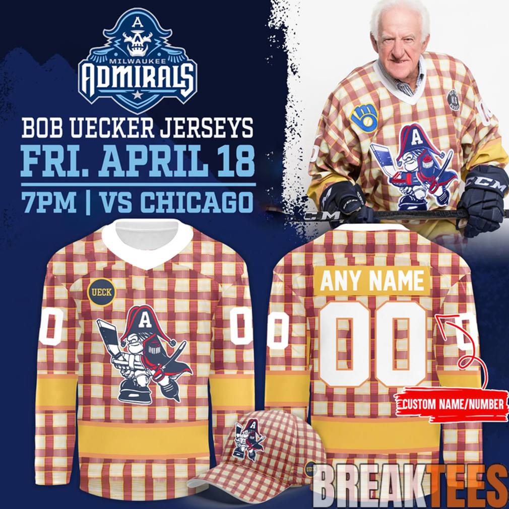 Milwaukee Admirals x Bob Uecker Hockey Jersey