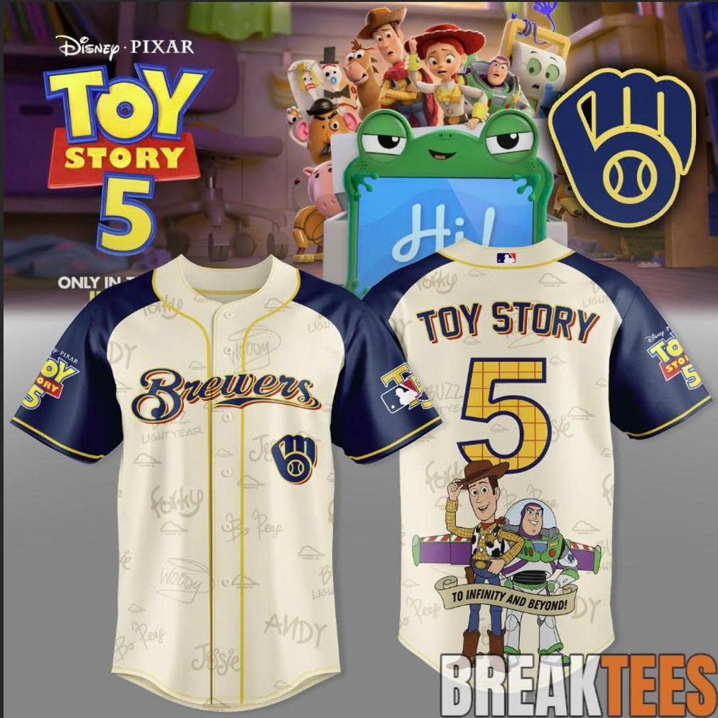 Milwaukee Brewers x Toy Story 5 Theme Nights Limited Edition Jersey