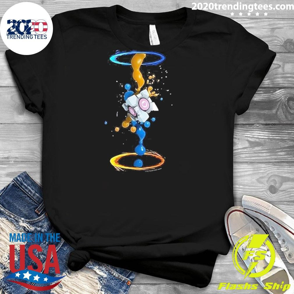 Minecraft Mojang Jinx Portal 2 Gel Splatter 2026 Tee Shirt