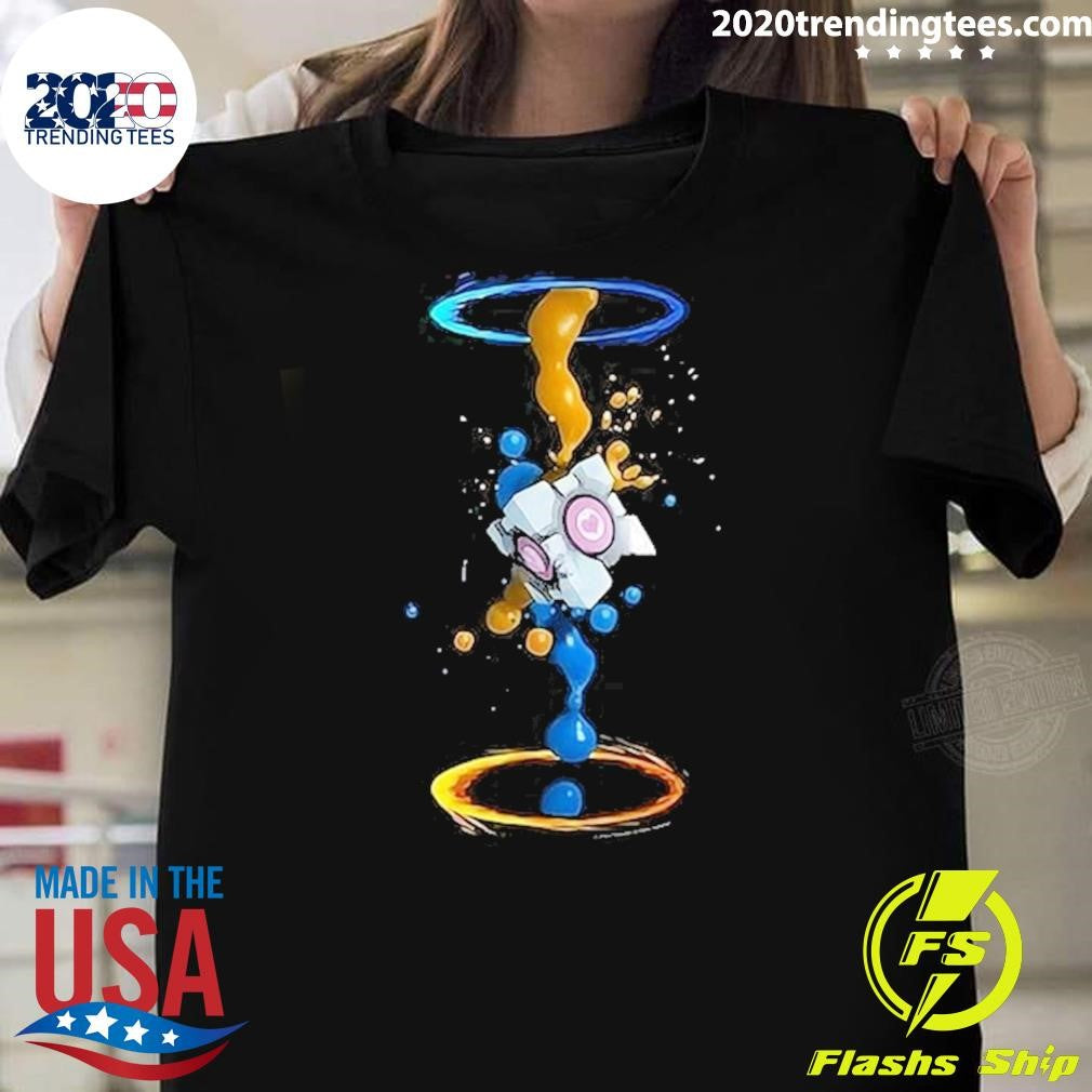Minecraft Mojang Jinx Portal 2 Gel Splatter 2026 Tee Shirt