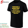 Minions and Monsters will feature a sequence spoken entirely in Minionese shirt