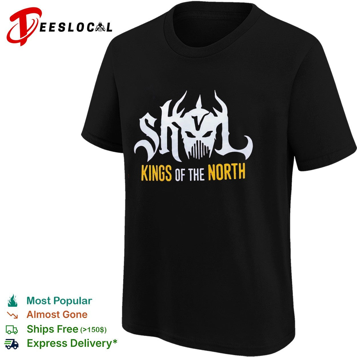 Minnesota Vikings Skol Kings of the North NFL Football shirt
