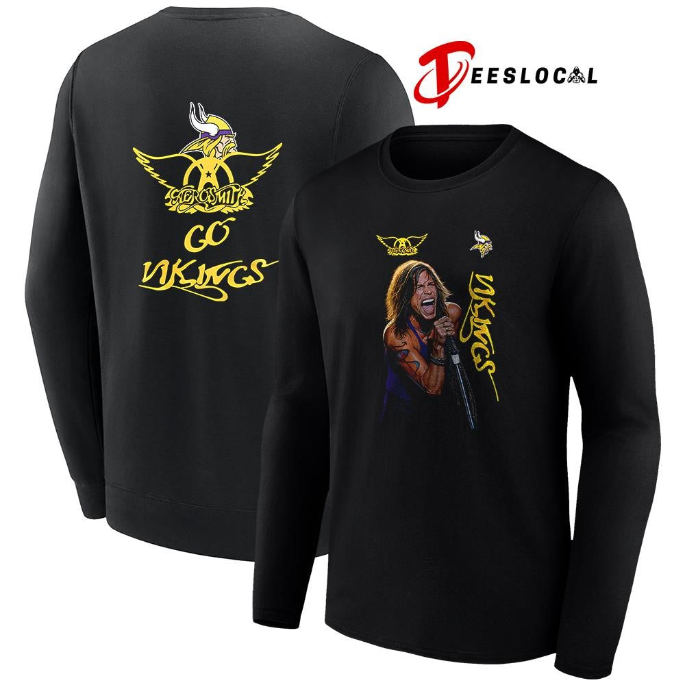 Minnesota Vikings x Aerosmith graphic shirt