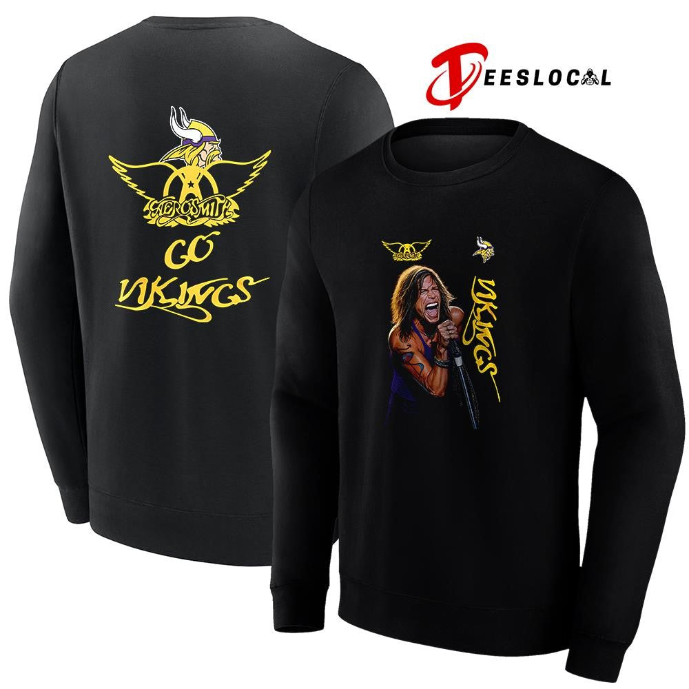 Minnesota Vikings x Aerosmith graphic shirt