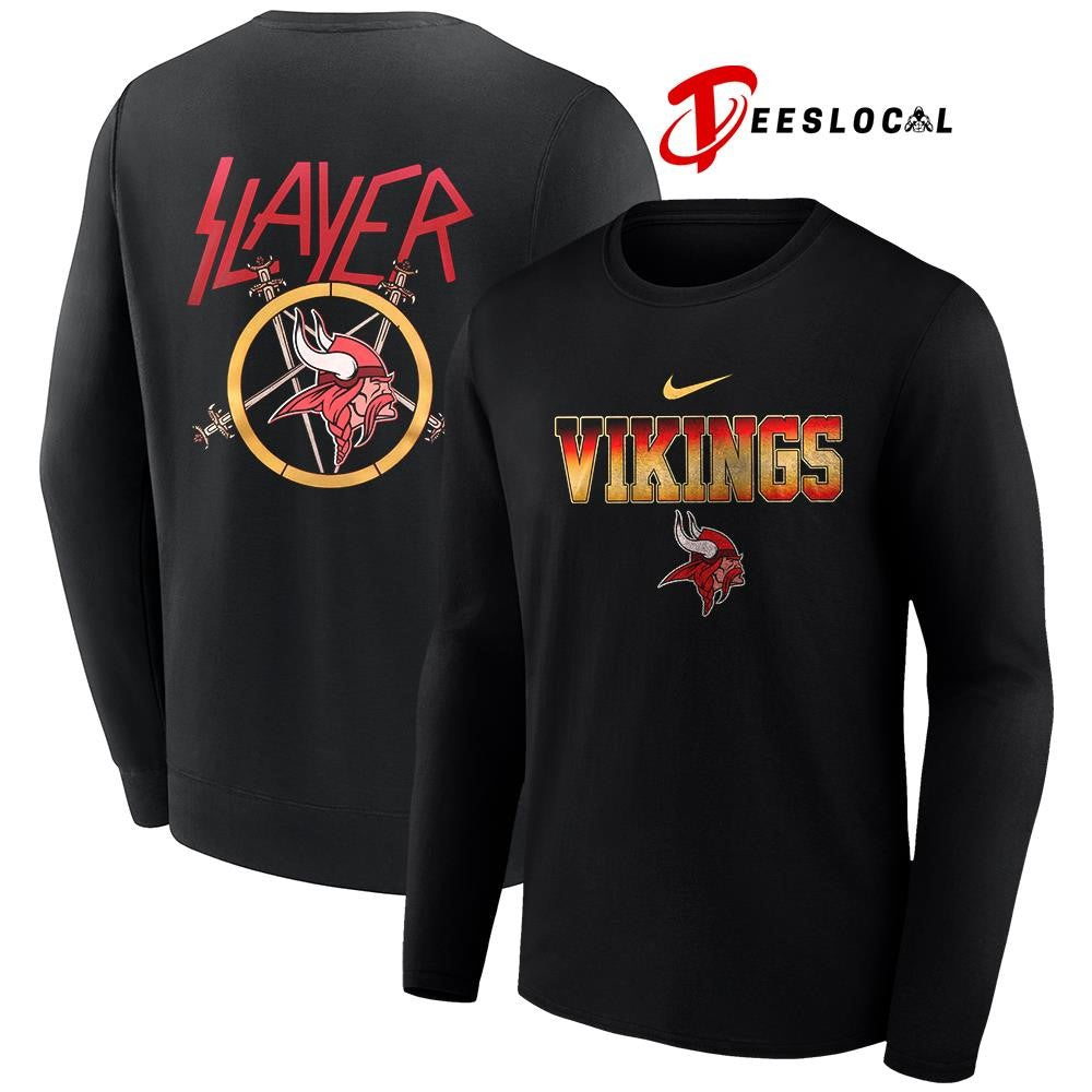 Minnesota Vikings x Slayer logo shirt