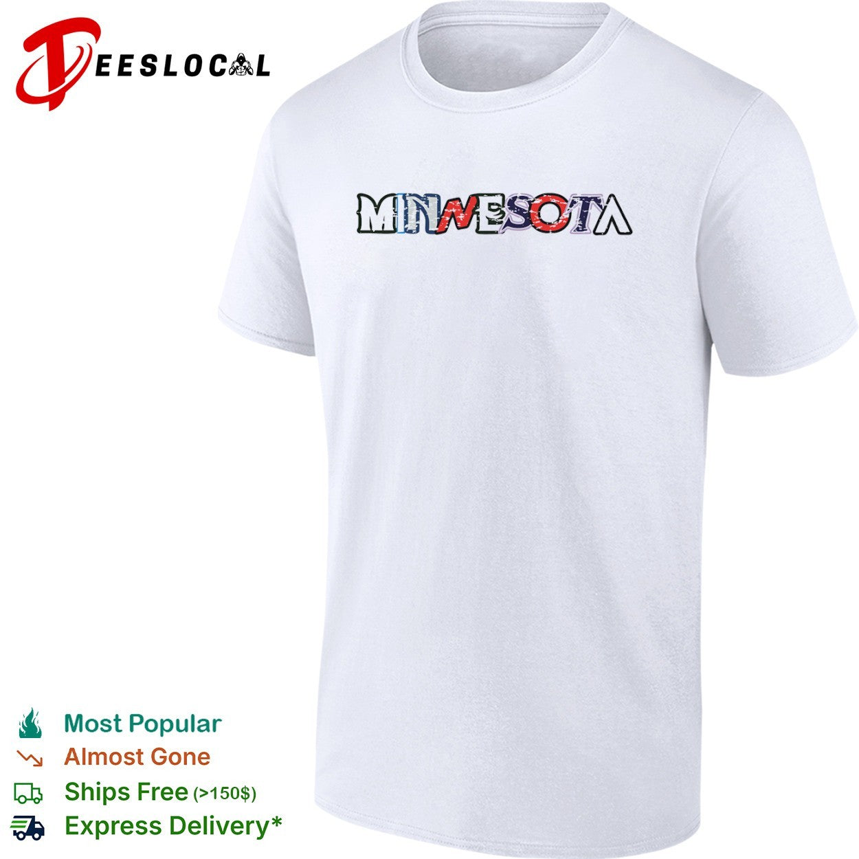 Minnesota sports teams multi logo shirt