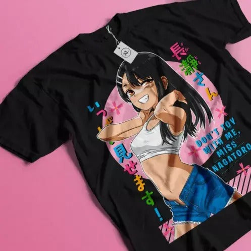 Miss Nagatoro Don'T Toy Me Kawaii Hentai Anime Girl Shirt All Size T-Shirts