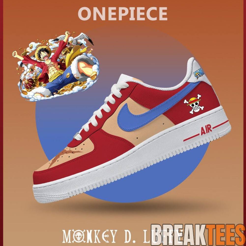 Monkey D Luffy One Piece Air Force 1 Sneaker