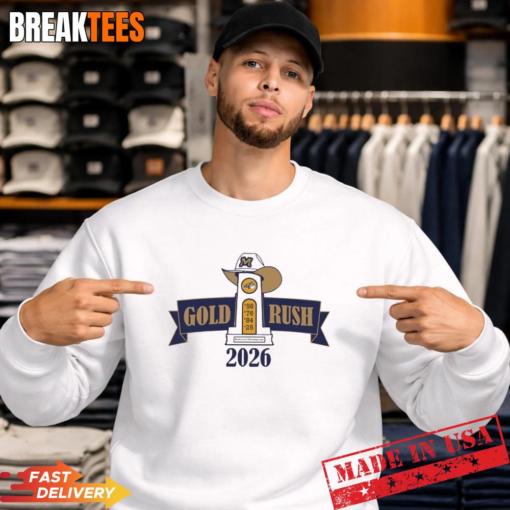 Montana State Bobcats Gold Rush Trophy 2026 Shirt