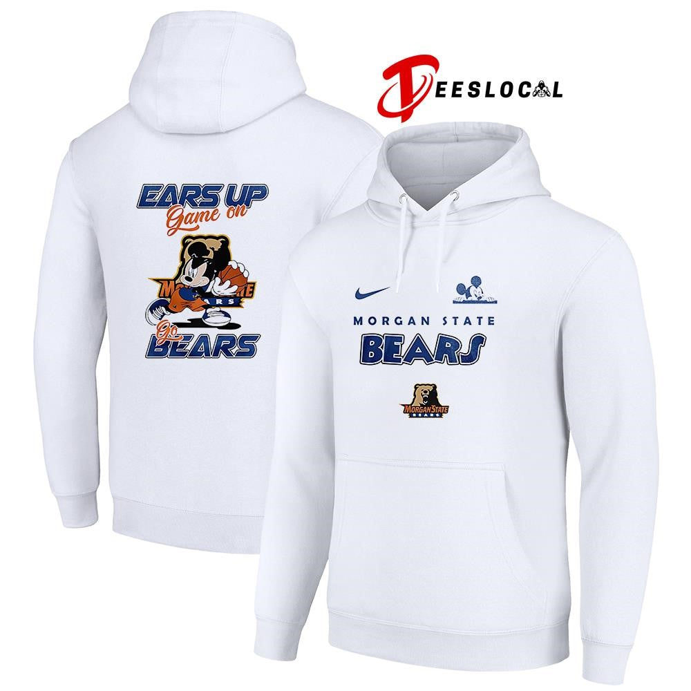 Morgan State Bears x Mickey Mouse ears up game on shirt