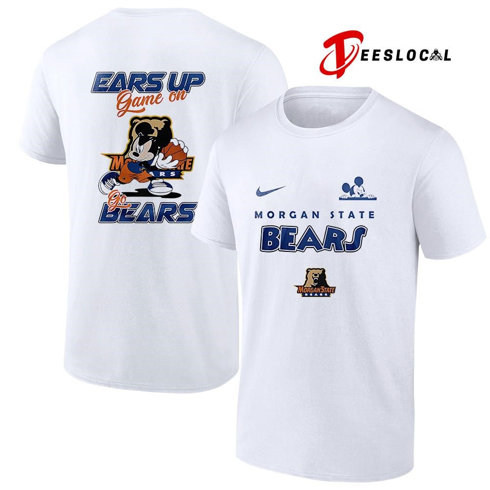 Morgan State Bears x Mickey Mouse ears up game on shirt