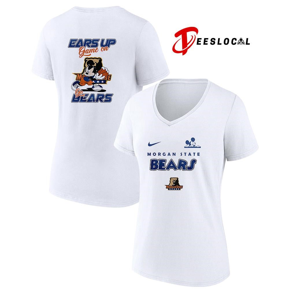 Morgan State Bears x Mickey Mouse ears up game on shirt