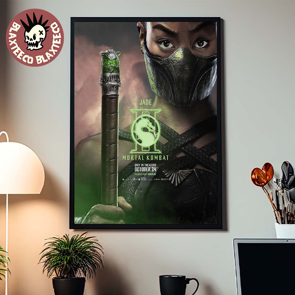 Mortal Kombat II Movie Exclusive Jade Character Poster Canvas For Home Decor