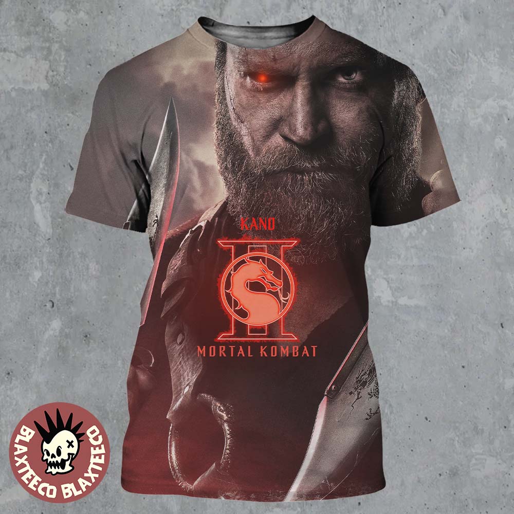 Mortal Kombat II Movie Exclusive Kano Character Poster All Over Print Shirt