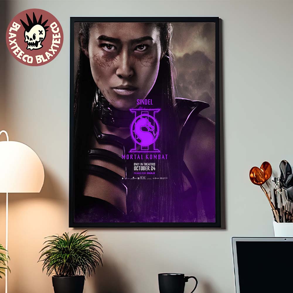 Mortal Kombat II Movie Exclusive Sindel Character Poster Canvas For Home Decor