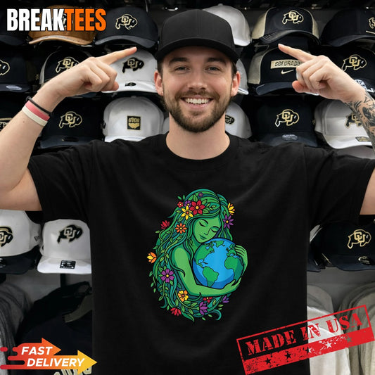 Mother Gaia Environmental Earth Day Plant Nature Lover Shirt