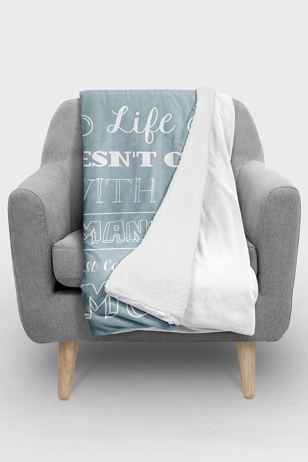 Mom “Manuel” Fleece Blanket