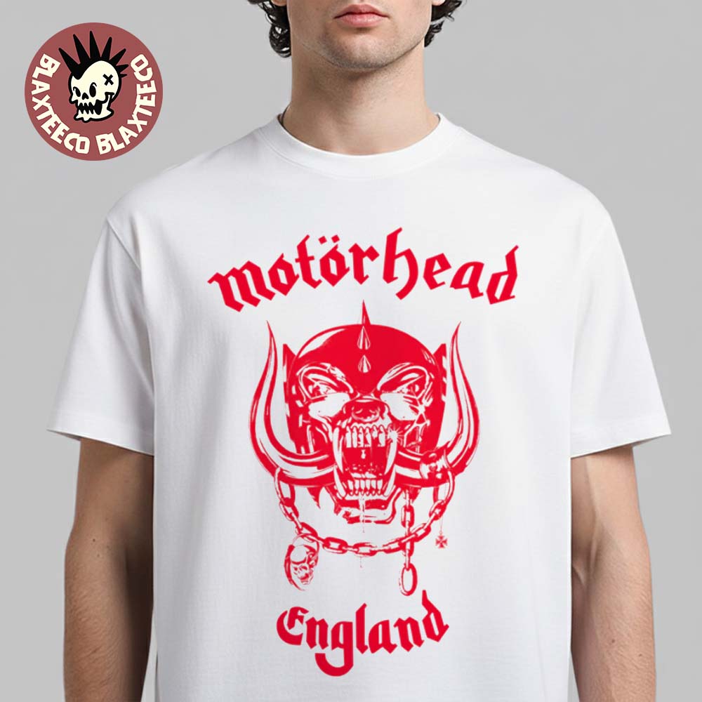 Motorhead 2026 World Cup Merch England National Team T-Shirt