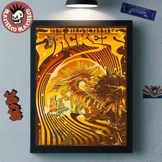 My Morning Jacket Nashville Tennessee 2025 Event Poster At The Pinnacle On October 29 2025 Librarian Inspired Decor Poster Canvas