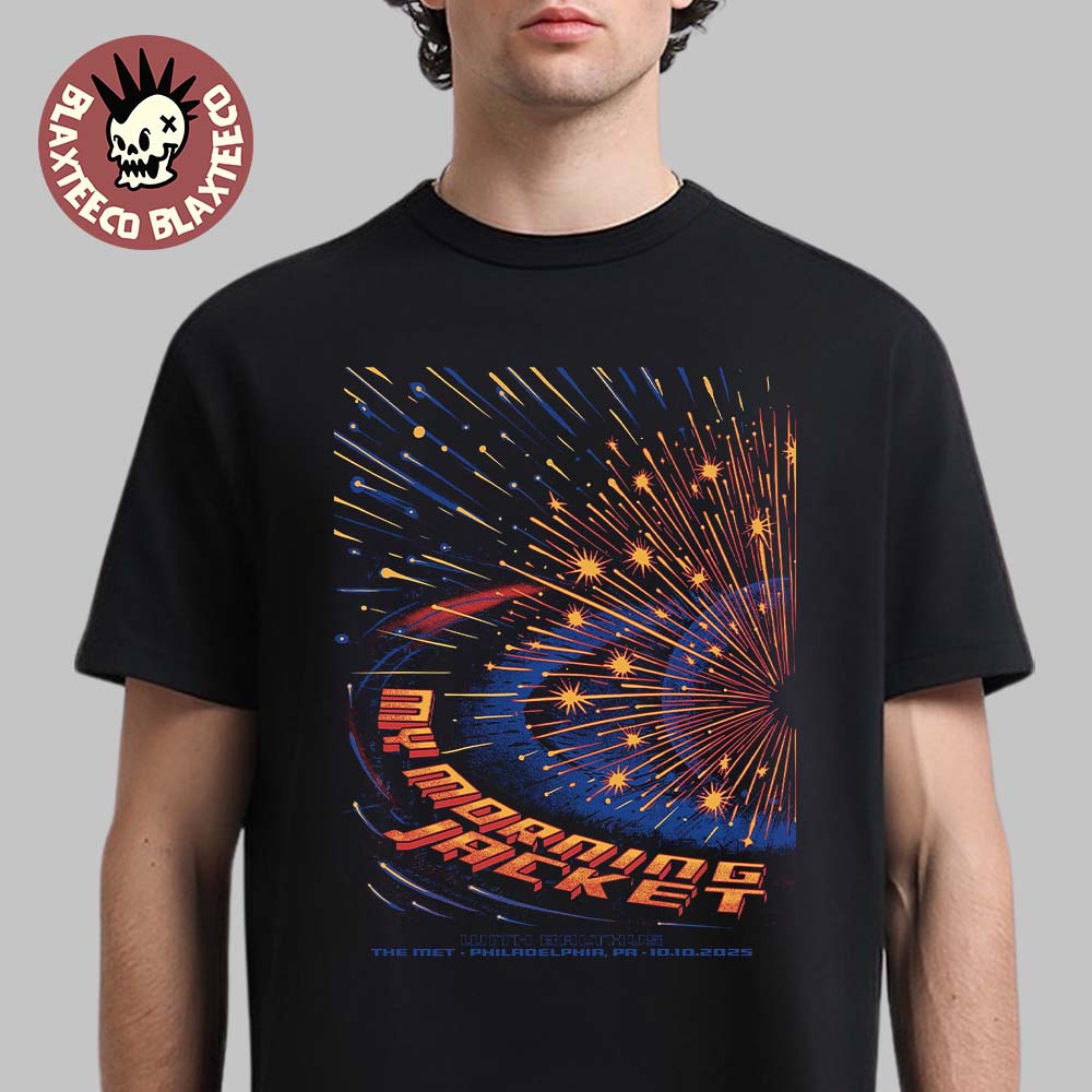 My Morning Jacket Philadelphia PA 2025 Night 1 Venue Poster At The Met On October 10 2025 T-Shirt