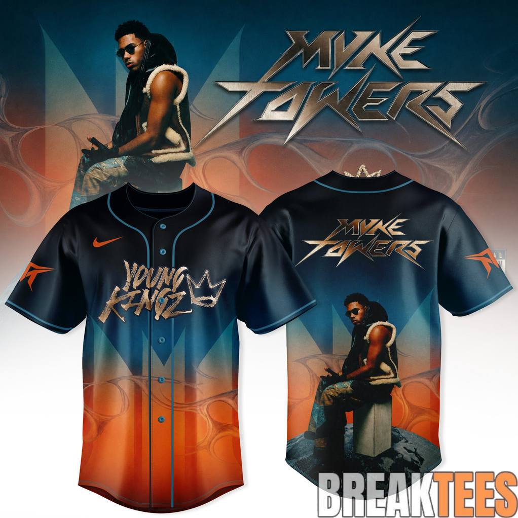 Myke Towers 2026 Tour Baseball Jersey