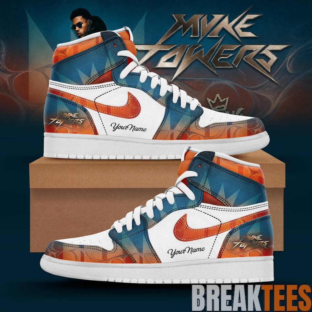 Myke Towers 2026 Tour Custom Air Jordan 1