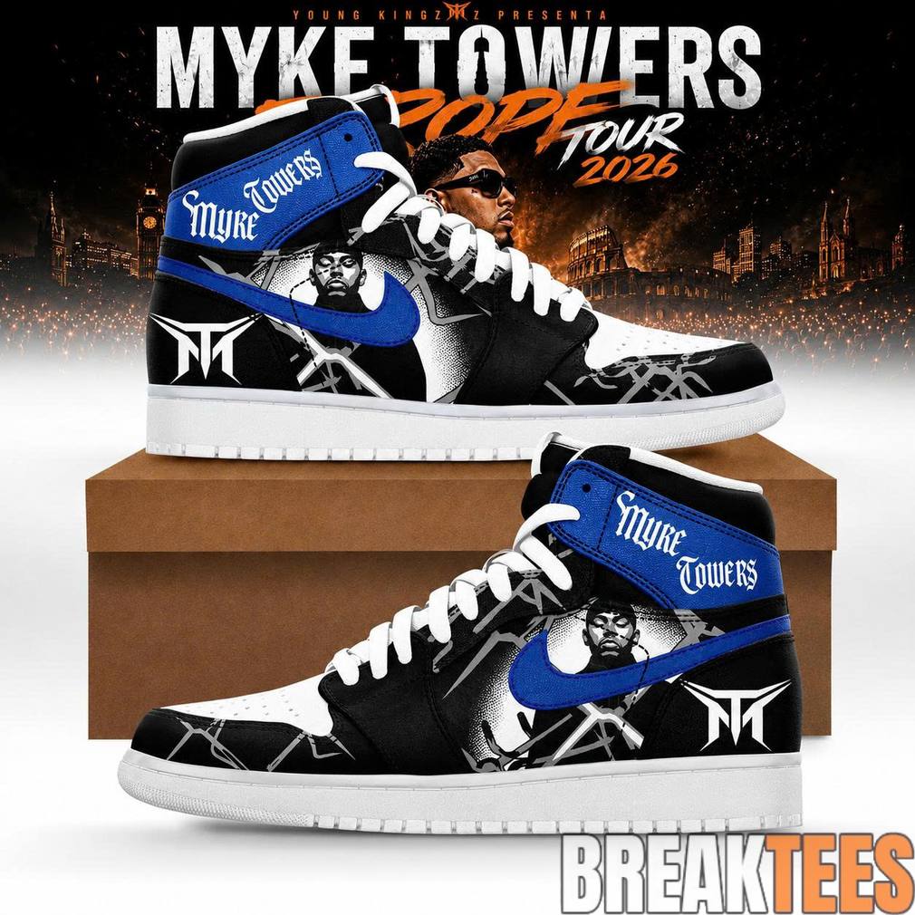 Myke Towers ‘Young Kingz’ World Tour 2026 Custom Air Jordan 1 Sneaker