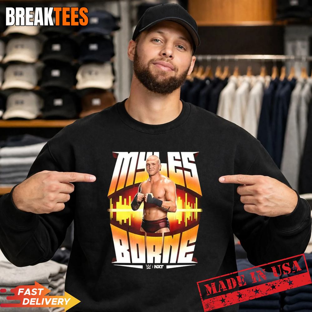 Myles Borne WWE NXT vibe waves T-shirt