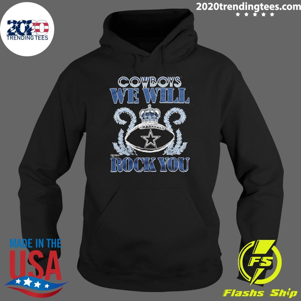 NFL 2026 Dallas Cowboys Homage We Will Rock You Schedule Queen Tri-Blend Shirt