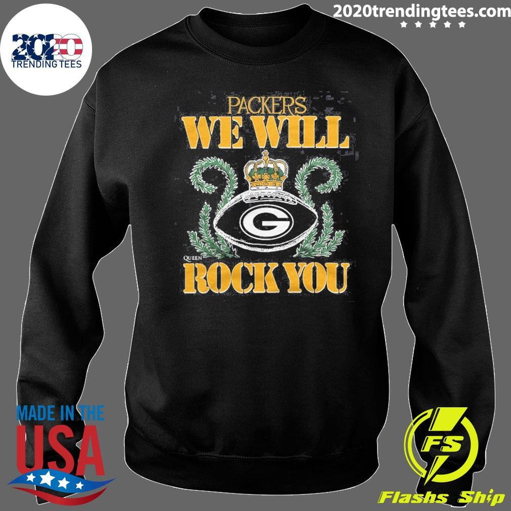 NFL 2026 Green Bay Packers Homage We Will Rock You Schedule Queen Tri-Blend Shirt