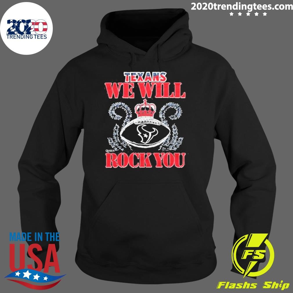 NFL 2026 Houston Texans Homage We Will Rock You Schedule Queen Tri-Blend Shirt